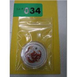 Australian government mint Year of the Dragon coin