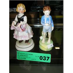 Two porcelain figurines