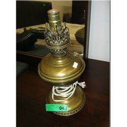 Vintage brass lamp base