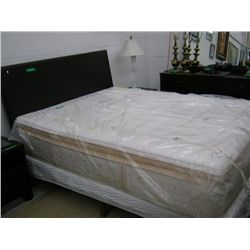 Queen size leather headboard