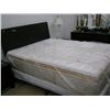 Image 1 : Queen size leather headboard