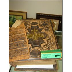 Old bible. Leather bound