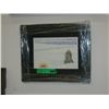 Image 1 : Framed art card of Inukshuk