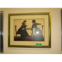 Framed and matted print