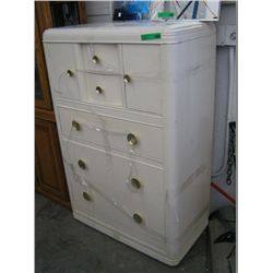 Vintage painted highboy dresser