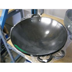 Dual handled 16" wok