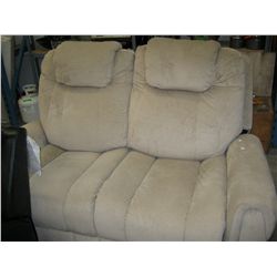 Upholstered reclining sofa and love seat - NEW
