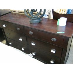 Wooden sideboard with 6 drawers