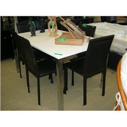 White enamel top table 35" wide 59" long