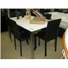 Image 1 : White enamel top table 35" wide 59" long