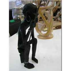 Carved statue 12" tall