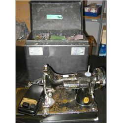 Vintage Singer featherweight sewing machine