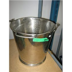 Stainless steel 3 gal graduated bucket