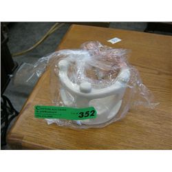 Carved stone family circle statue