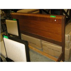 Vintage double bedframe with headboard/footboard