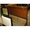 Image 1 : Vintage double bedframe with headboard/footboard