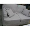 Image 1 : Slip covered love seat