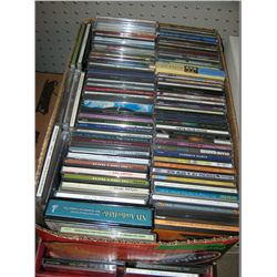 Box of approximately 5 dozen CDs