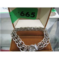 Sterling charm bracelet