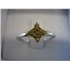 Image 2 : Rare yellow diamond cluster ring