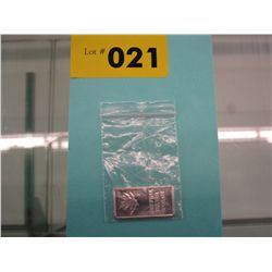 .999 solid silver Canada maple leaf bar
