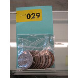 10x 1960's Mexico silver coins