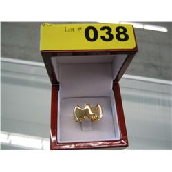Gold clad Batman collector's ring