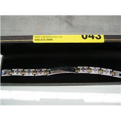Man's stainless steel bracelet