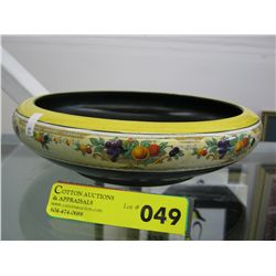 Hand decorated bowl made in England