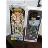 Image 1 : Two porcelain dolls, new in boxes