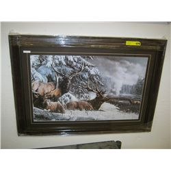 "Elks in the Snow"