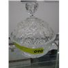 Image 1 : Lidded crystal bowl.