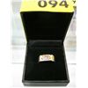 Image 1 : Gold ring with 9 small diamonds