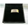 Image 2 : Gold ring with 9 small diamonds