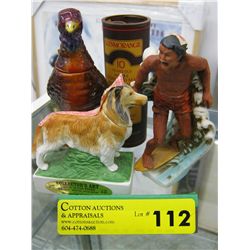 Four collectible liquor minis