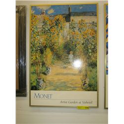 Framed image "Artist Garden at Vetheuil"
