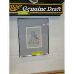 Framed print. "The Seal" by Sue Coleman