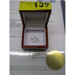 Fancy Yellow-Brown 0.17 CT Diamond solitaire ring