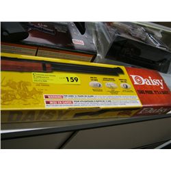 Daisy BB gun, lever action, engraved stock