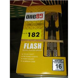 Three sets of one80-Flash 16 gram darts