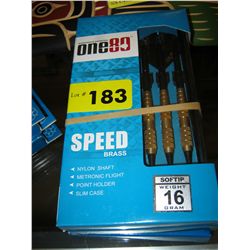 Three sets of one80-Speed 16 gram darts