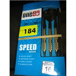 Three sets of one 80-Speed 16 gram darts