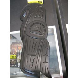 Native carved wall plaque