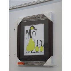 Framed print by Laurence Andrews, "Teaching"