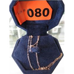 Very fine 10 k gold chain. 16" long