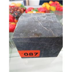 A block of BC jade 2.5" x 3" x 3"