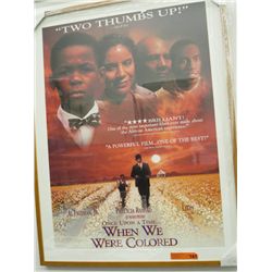 Framed movie poster