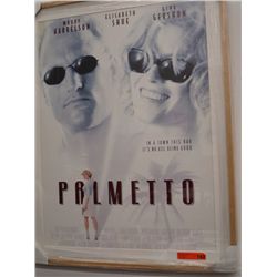 Framed movie poster