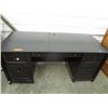 Image 1 : Modern black wood desk