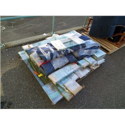 Pallet of assorted size glass